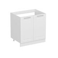 Dulap pentru bucatarie, Hanah Home, Minar, 80x87x58 cm, Alb