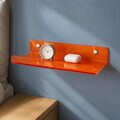 Raft de perete acrilic, Hanah Home, Vivid, 30x10x4 cm, Portocaliu