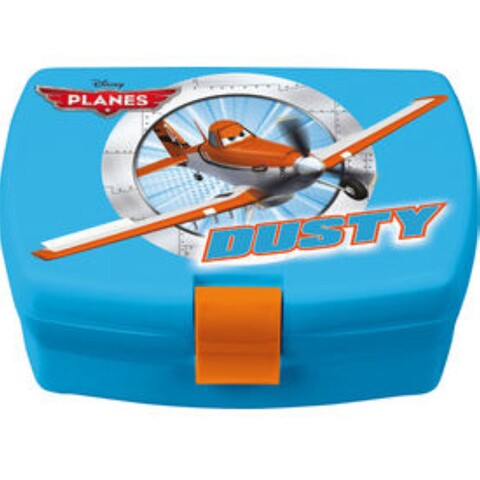 Cutie sandwich planes, disney, 16x12x6 cm, plastic, albastru