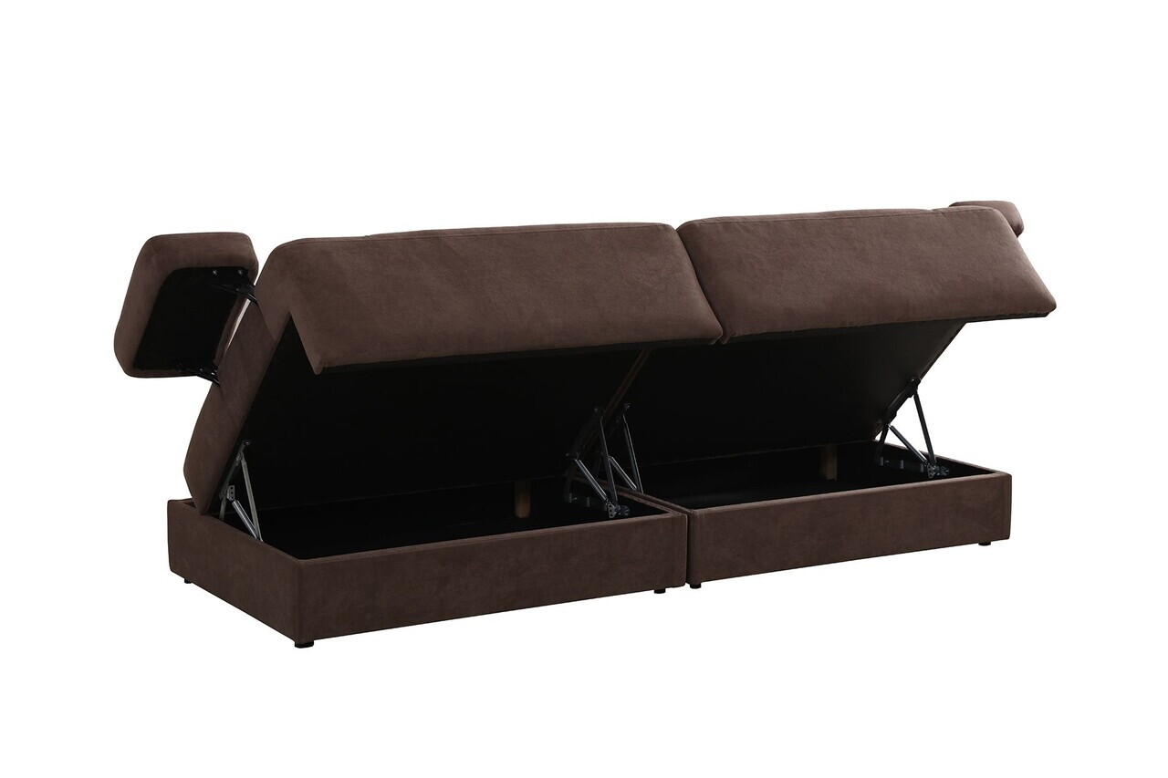 Canapea 3 locuri, Atelier del Sofa, 560ARE5347, Maro — imaginea 5