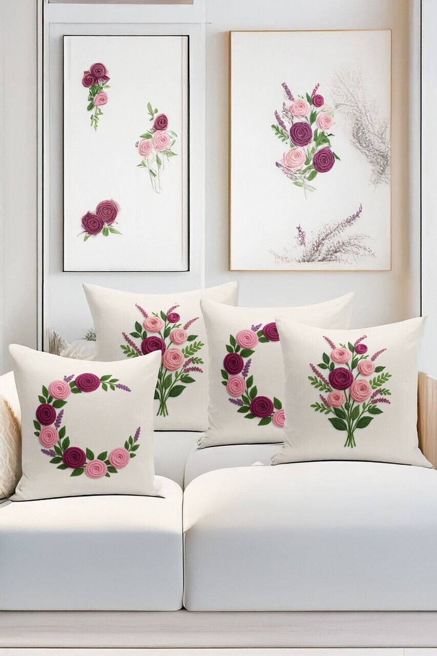 Set fete de perna, Artpnchset4-61, Poliester, Multicolor — imaginea 2
