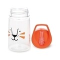 Sticla plastic Zoo Flip & Sip, Aladdin, 430 ml, model tigru