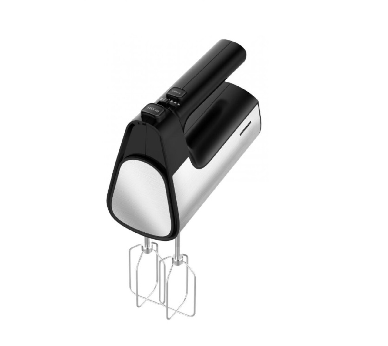 Mixer de mana Heinner, 500W, negru/argintiu