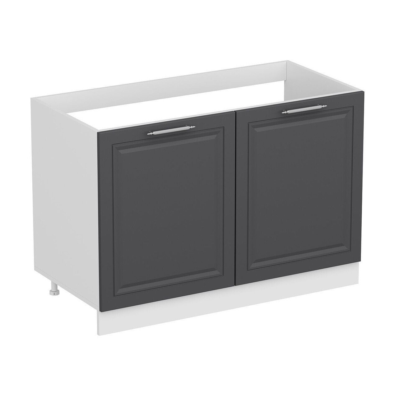 Dulap pentru bucatarie, Hanah Home, Minar, 120x87x58 cm, Alb / Antracit — imaginea 3