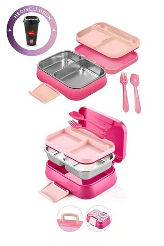 Cutie pentru pranz, Hermia, 430KSV6134, PLASTIC, Roz