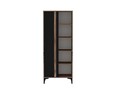 Corp biblioteca, Puqa Design, Iraz, 70x175x30 cm, PAL, Atlantic / Antracit