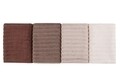 Set 4 prosoape de baie 406, Beverly Hills Polo Club, 70x140 cm, bumbac, mink
