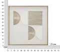 Tablou decorativ Abstract -B, Mauro Ferretti, 60x60 cm, canvas/lemn de pin/plastic, multicolor