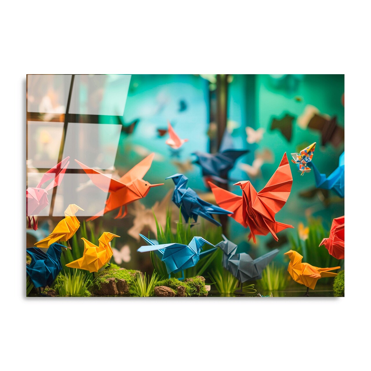 Tablou decorativ, UV-1193, 70 x 100 cm, Multicolor - view 6