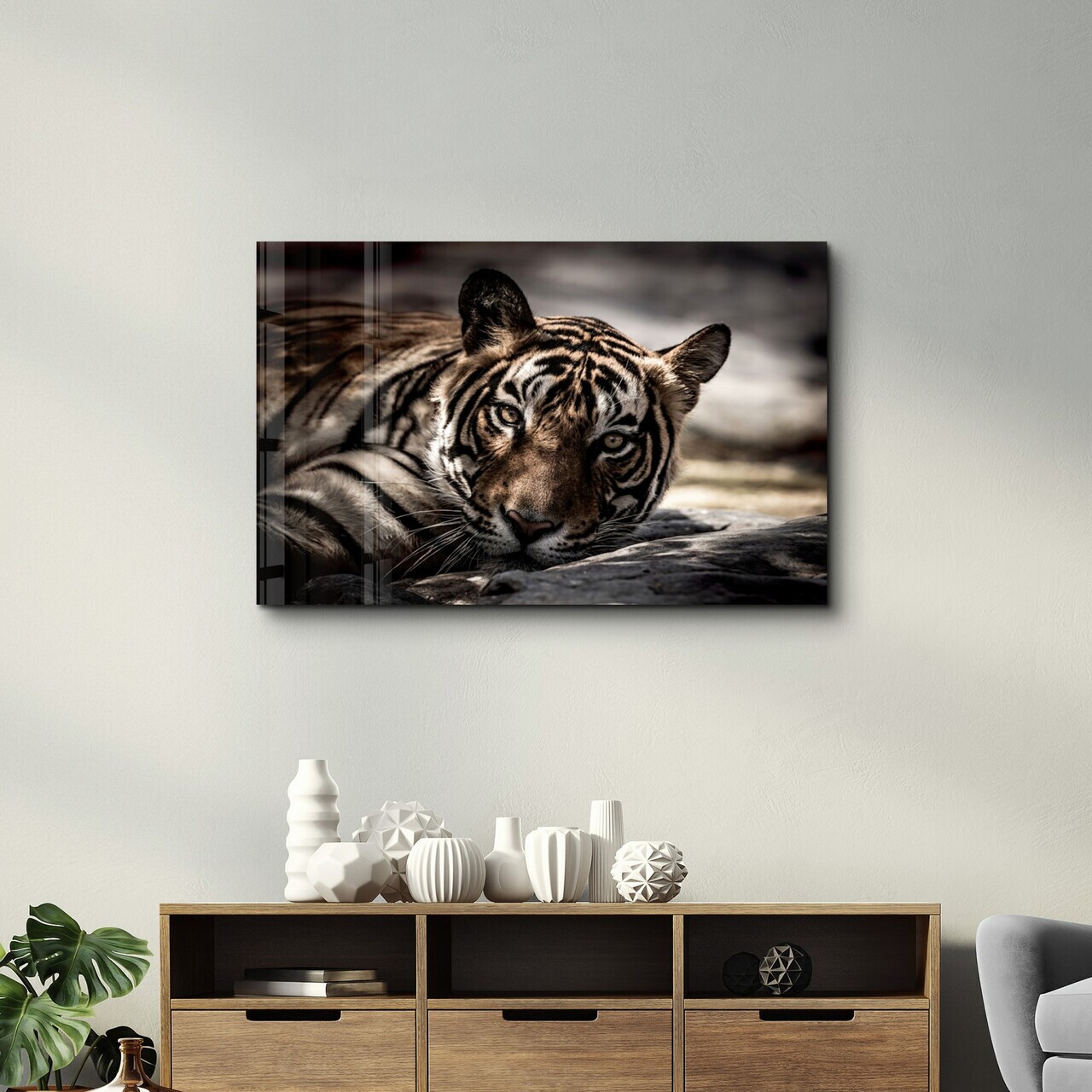 Tablou decorativ, CAM-1057, Dimensiuni: 46 x 72 cm, Multicolor — imaginea 2