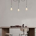 Lustra Kabluni MR - 905, Opviq, 96 x 6 x 102 cm, 3 x E27, 40W, chrome