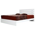 Pat dublu, Comforty, Fuga 150, 155x100x205 cm, PAL, Alb