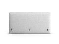 Tablie de pat 140 cm, Micadoni Home, Olivia-201, tesatura structurata chenille, gri deschis melange