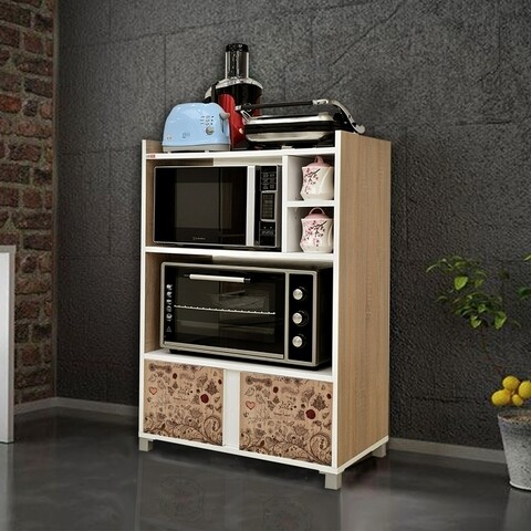Dulap pentru bucatarie elektrobar 117, vella, 75x45x110 cm, multicolor