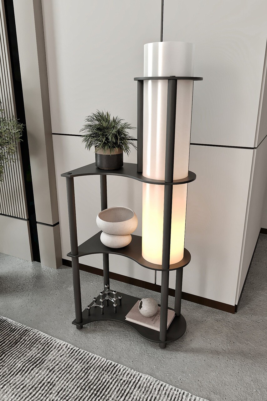 Lampadar, L'essentiel Maison, 666PTR1111, Negru