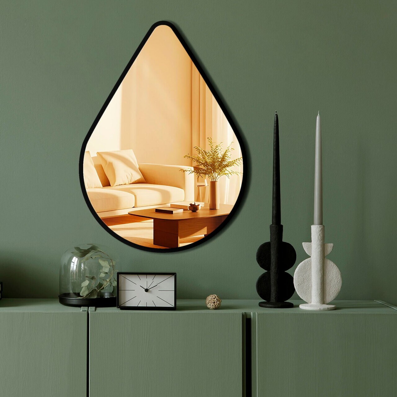 Oglinda decorativa Ozgl516 PLEXIGLAS Partea de jos: 100% EVA (Grosime: 10 mm Auriu