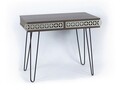 Birou Mingitav Illia No.1, 96 x 51 x 75 cm, PAL/metal, walnut/negru