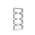 Corp biblioteca, Colman, Langdon, 72.5x25x161 cm, PAL, Stejar alb
