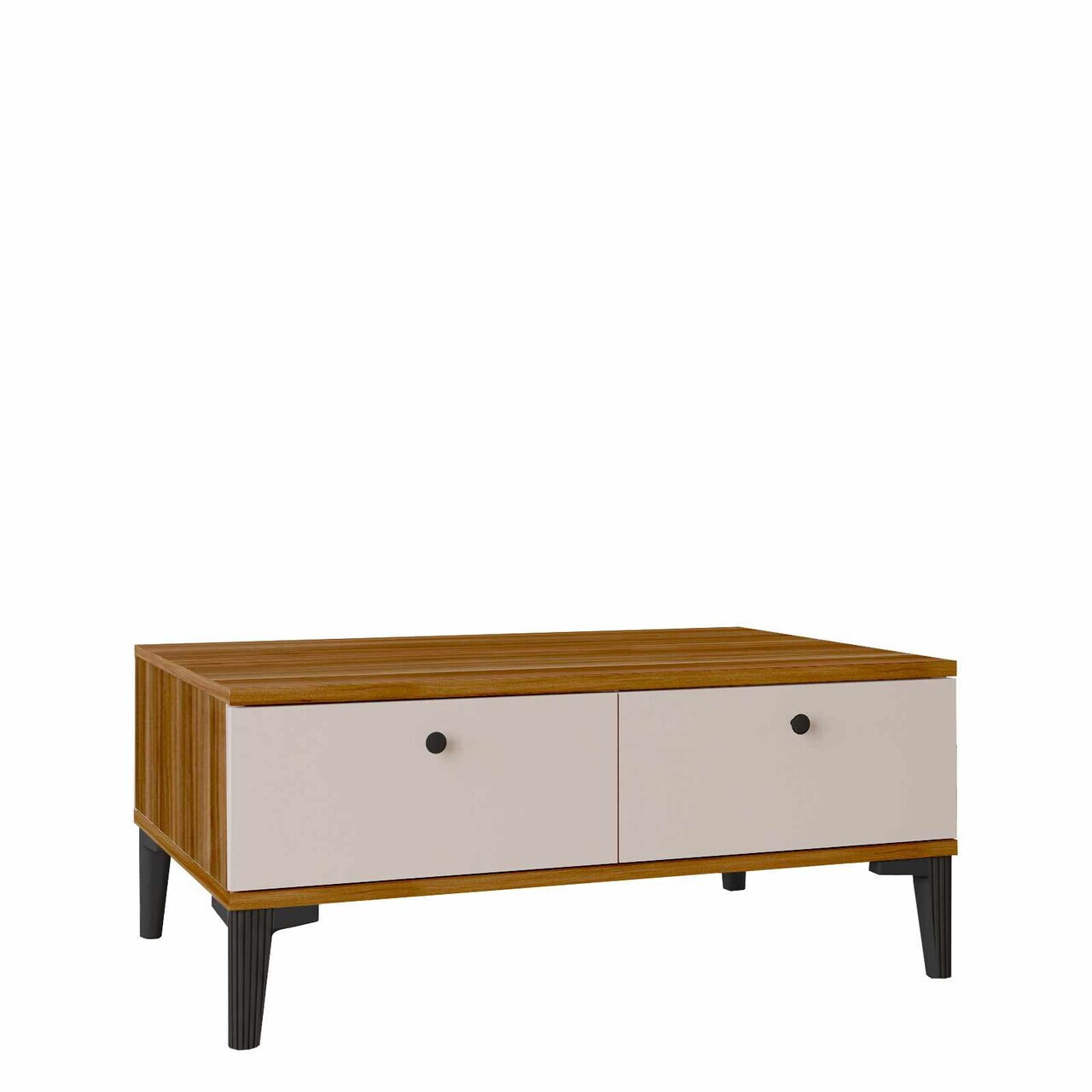Masuta de cafea, Hanah Home, Vıs2-Cka, 90x38.6x60 cm, PAL, Maro — imaginea 4