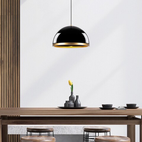 Lustra, Fulgor, 942FLG1301, Metal, Negru
