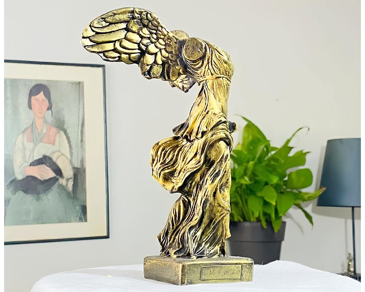 Decoratiune, CY0335, 38x27x19 cm, Poliester, Maro antichizat