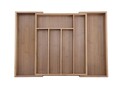 Organizator pentru tacamuri, 34x28/45x5 cm, bambus