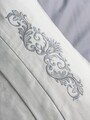 Lenjerie de pat dubla, Biana - Grey, Cotton Box, Bumbac Satinat
