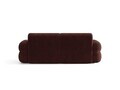 Canapea 3 locuri, Neo, Micadoni Home, 220x100x83 cm, tesatura Chenille, maro cherrywood