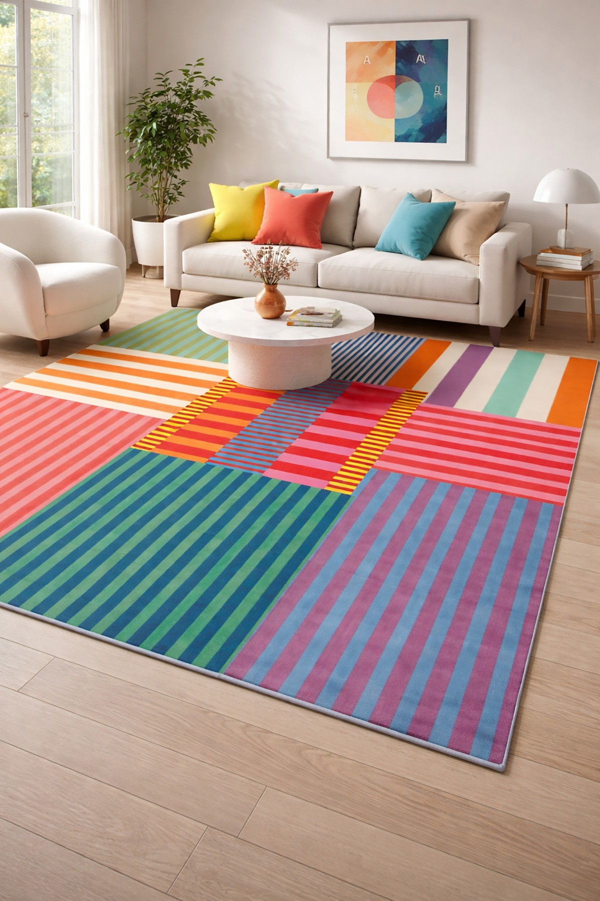 Covor, DC-2005-40, 140x200 cm, Poliester, Multicolor