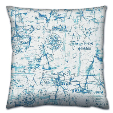Perna, a14637, 43x43 cm, 50% bumbac / 50% poliester, multicolor