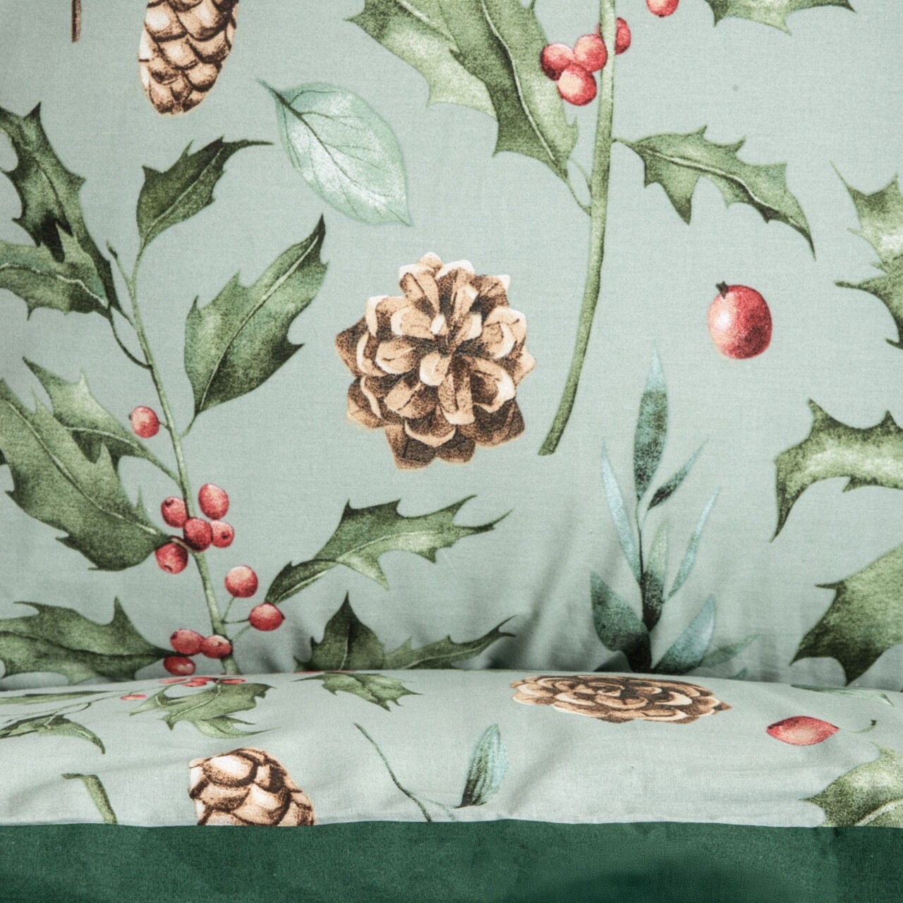 Lenjerie de pat pentru o persoana Aurora, Homla, 2 piese, 140x200 cm, bumbac, multicolor - 1 | YEO