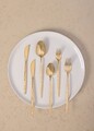 Set de tacâmuri (36 de piese), L'essentiel Maison, 280TMA3719, Furculiță de masă: 22 x 3 cm (6 bucăți), Auriu