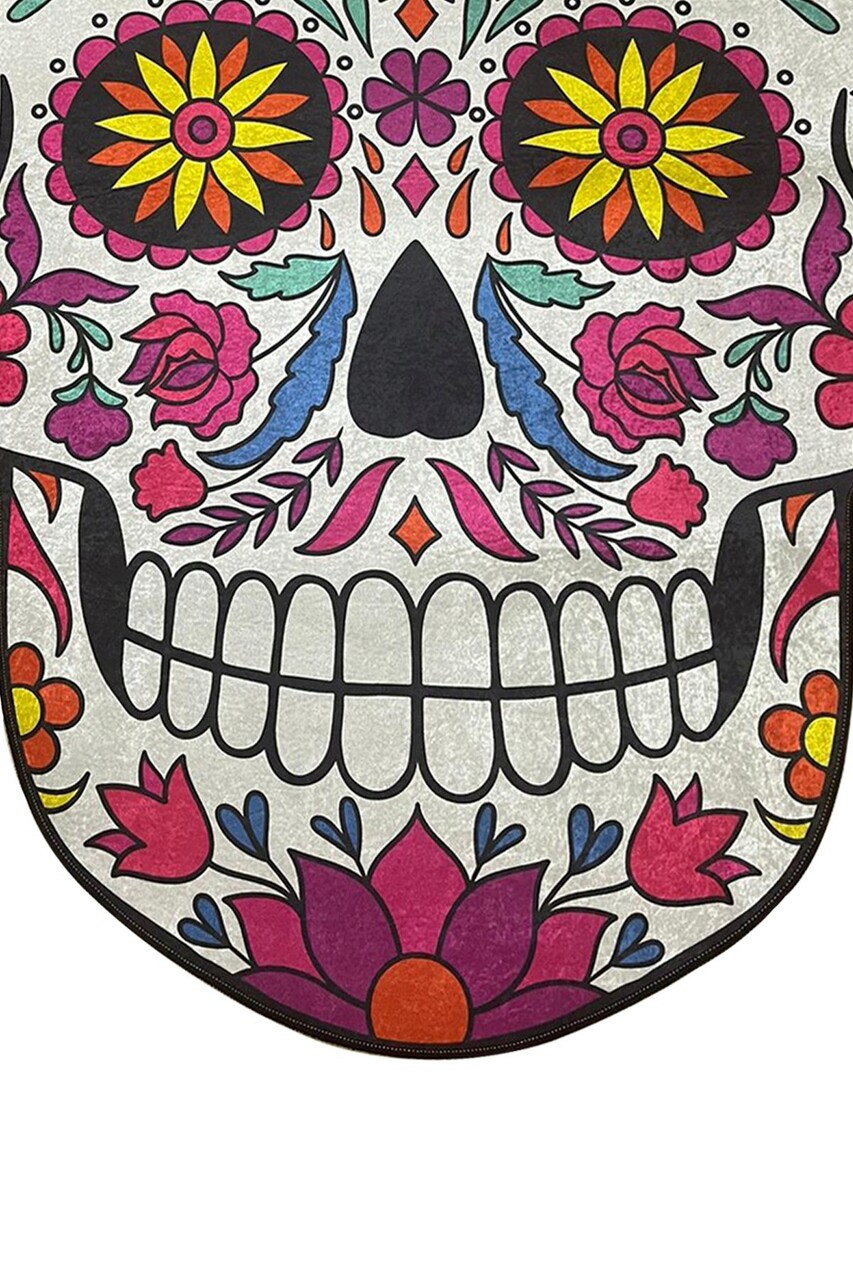 Covoras de baie, L'essentiel Maison, Skull Djt (80 x 100), 80x100 cm, Multicolor - view 3
