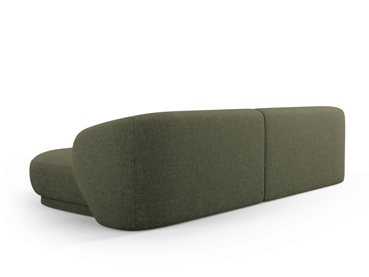 Coltar dreapta 4 locuri, Camden, Cosmopolitan Design, 289x177x72 cm, tesatura chenille, verde - 1 | YEO