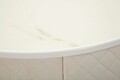 Masa de toaleta cu taburet / masuta dressing Vellit, Mauro Ferretti, 52x70 cm, lemn de pin/MDF/metal, crem