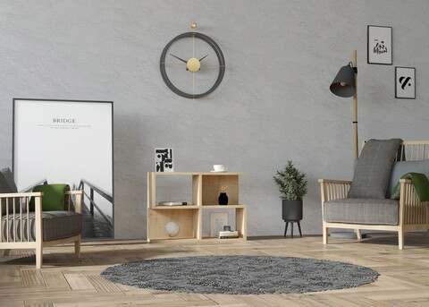 Masuta, asse home, many, 70x50x20 cm, stejar