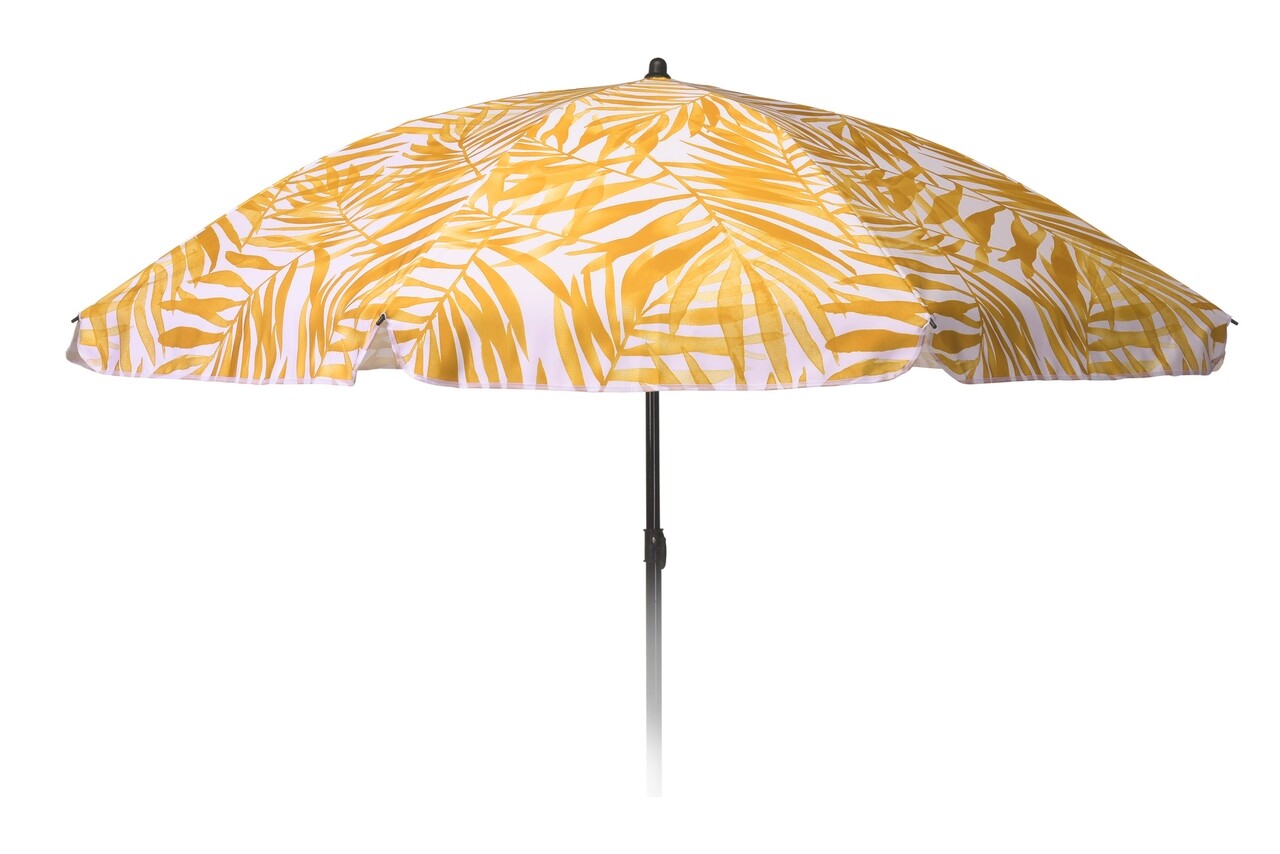 Umbrela Pentru Plaja Hawaii, 172x200 Cm, Galben