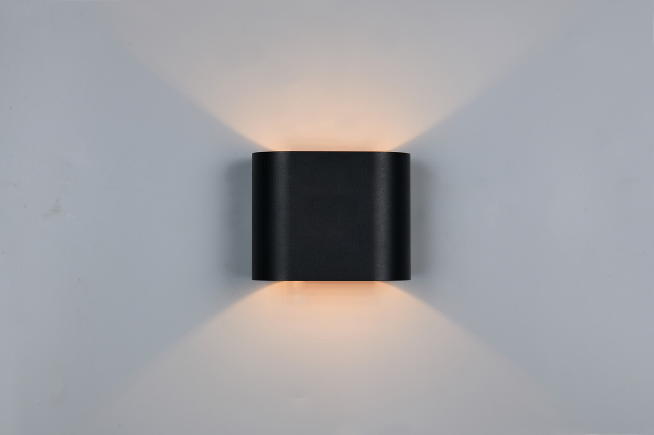 Aplica de perete Alani, TRIO, 15x12 cm, 5W, 1x G9, metal, negru/auriu
