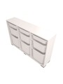 Dulap multifunctional, Estella, Bofi, Alb