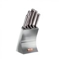 Set 5 cutite cu suport, Berlinger, Gray, inox