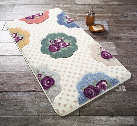 Covoras de baie bundle, confetti, 80x140 cm, mov