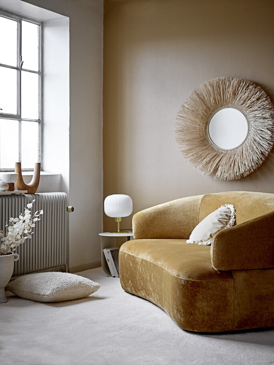 Masuta de cafea, Bloomingville, Cher, 43x38 cm, fier, natural - imagine 8