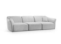 Canapea 5 locuri, Hailey, Micadoni Home, 292x102x79 cm, tesatura boucle, ivoriu