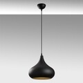 Lustra, Saglam - 3774, Opviq, 30 x 126 cm, 1 x E27, 40W, negru/auriu