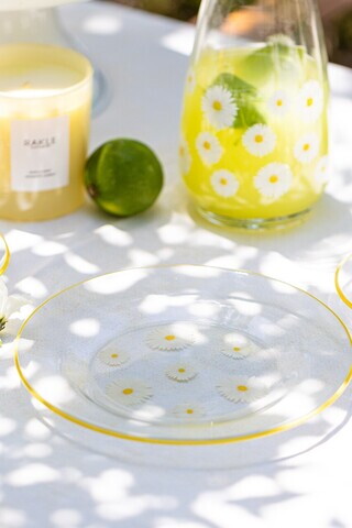 Set platouri servire desert, Hermia, 127RKL1612, Transparent