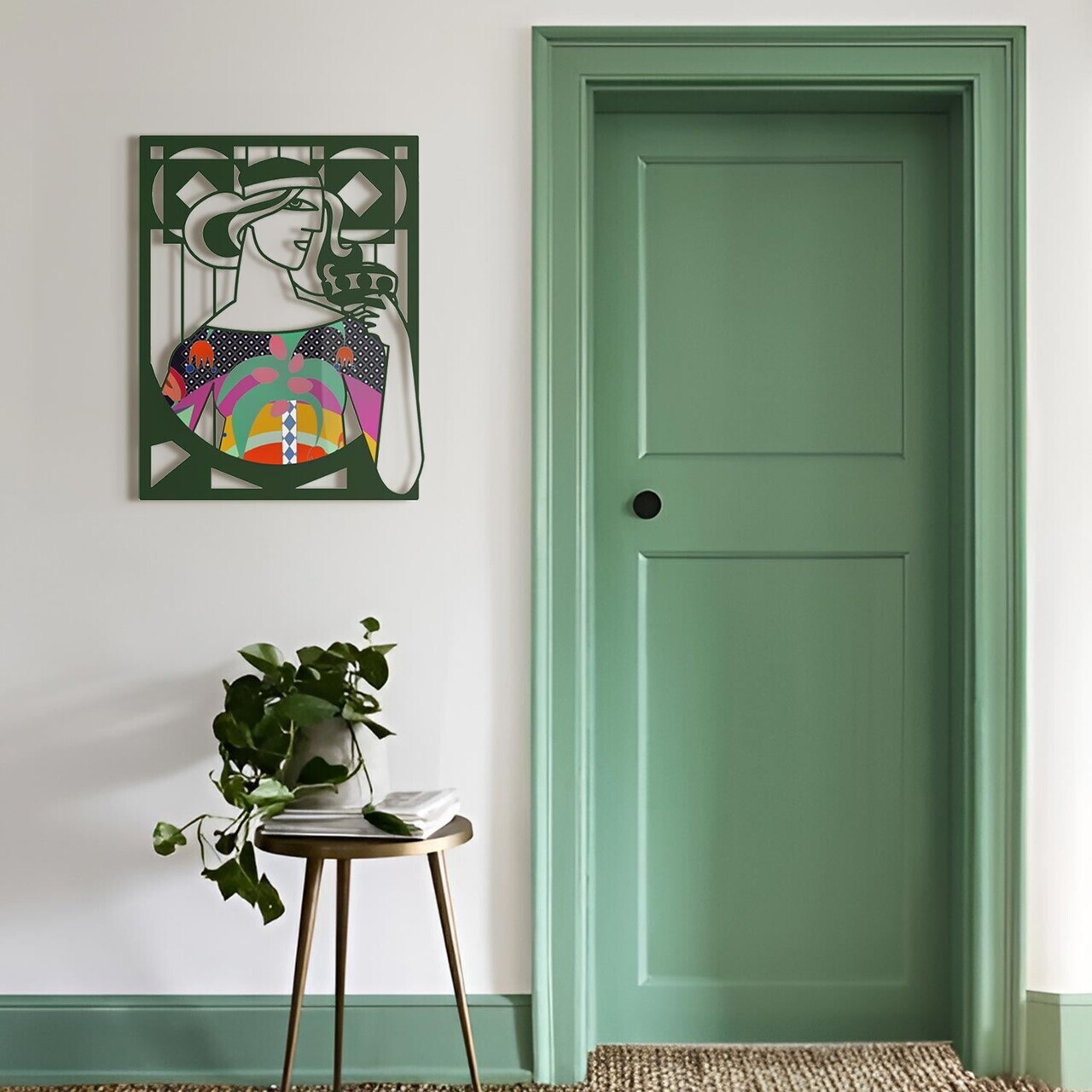 Decoratiune de perete, Mystic Grace, Dimensiune: 44 x 56 cm (1 bucată), Multicolor — imaginea 4