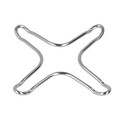 Accesoriu cromat pentru ochi aragaz, Metaltex, 10 x 10 cm, inox