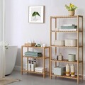 Raft de depozitare Songmics, 60x26x66 cm, bambus, maro