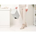 Cos de gunoi cu pedala, Brabantia, StepUp, 16 L, 29.6x22.3x41.1 cm, polipropilena, gri deschis