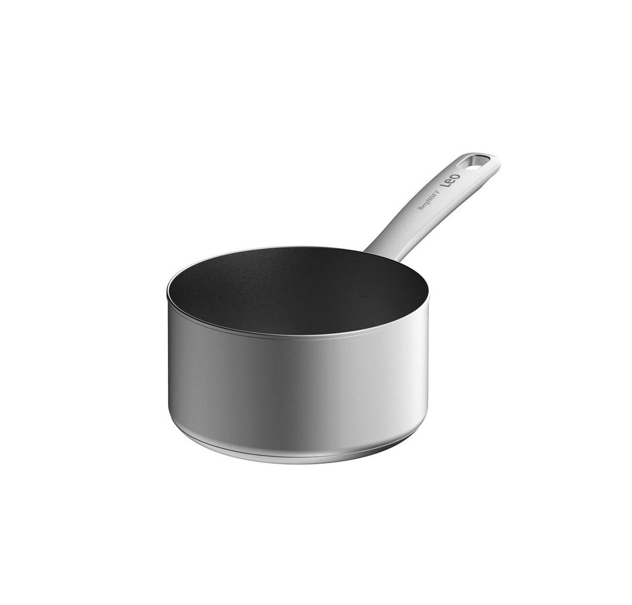 Cratita saucepan BergHOFF, Leo Graphite, Ø16 cm, 1.6 L, inox, gri